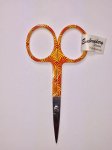 Embroidery Scissors - Orange Patterned (image for) Embroidery Scissors - Orange Patterned